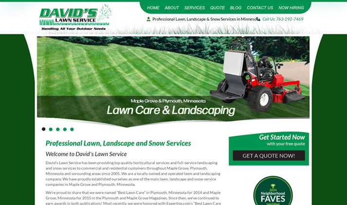 Landscaping Company Website